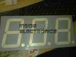 4" 7-Segment Display