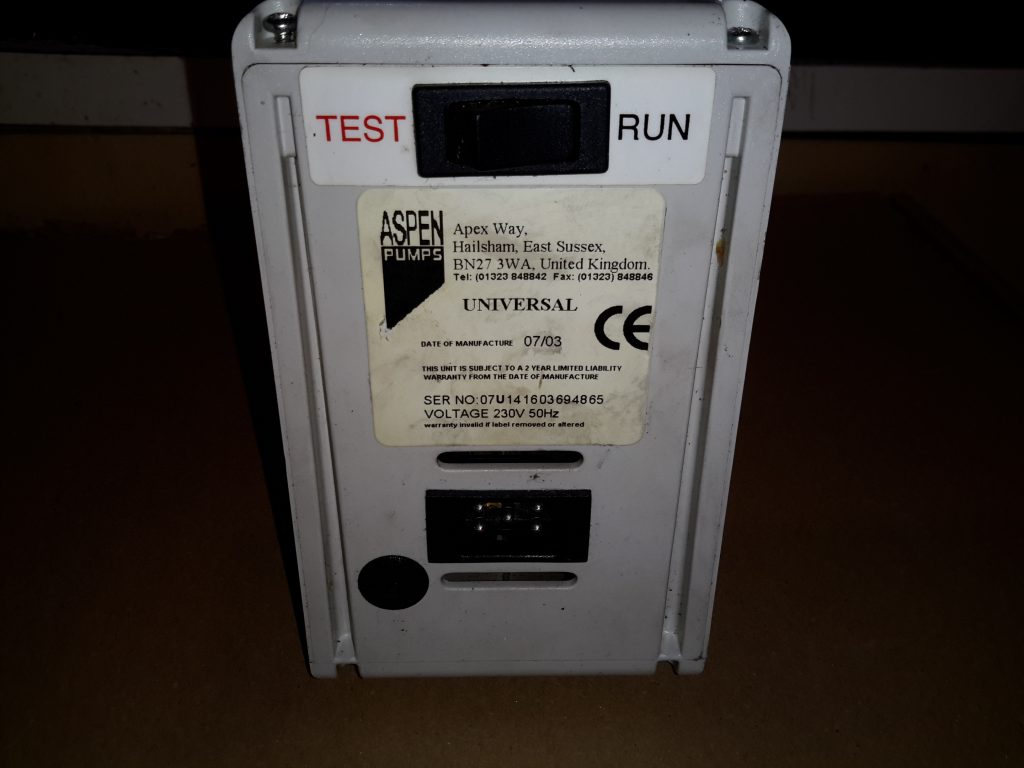 Aspen Universal Condensate Pump Experimental Engineering