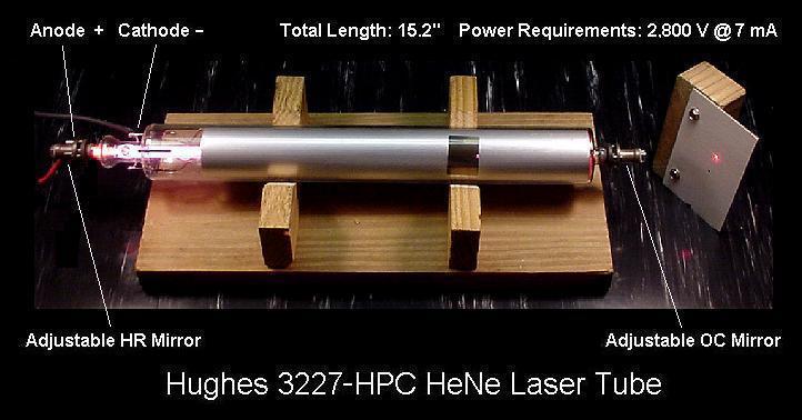Hughes 3227-HPC He-Ne Laser Tube