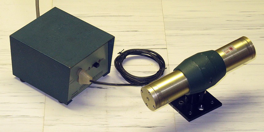 Hughes 3178H He-Ne Laser Head on Original Mount with 3598H Power Supply