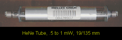 Melles Griot He-Ne Tube