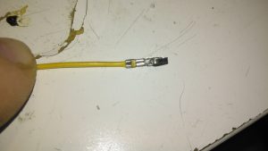 Crimped Molex KK Pin