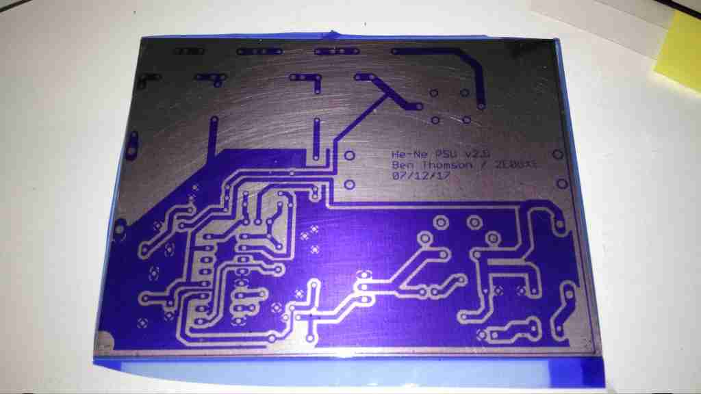 Etching PCBs With Dry Film Photoresist Experimental Engineering