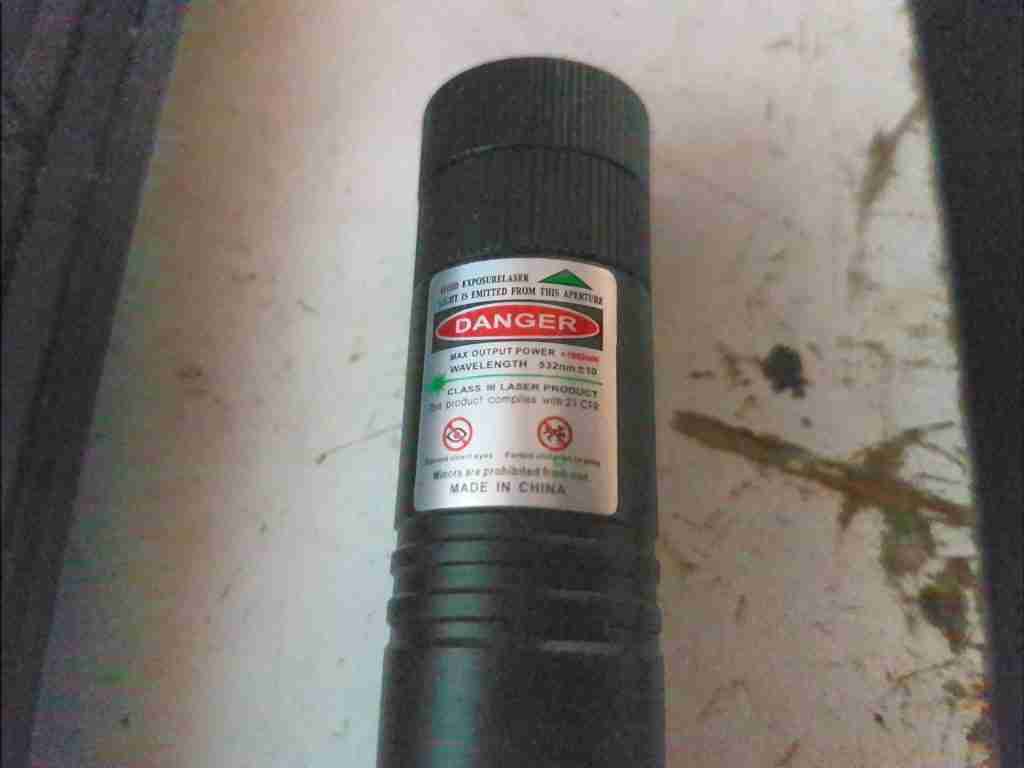 eBay Green Laser Pen Unexpected High Power Experimental Engineering
