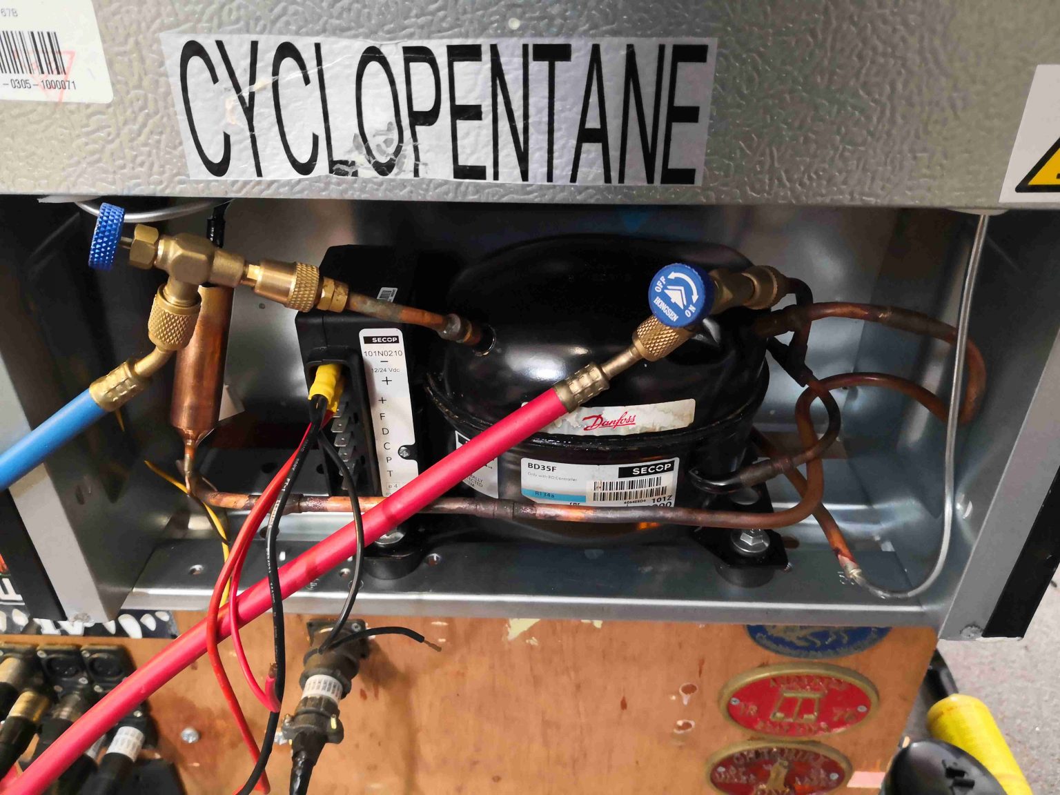 Undercounter Fridge Conversion for 12 Volt Use Experimental Engineering