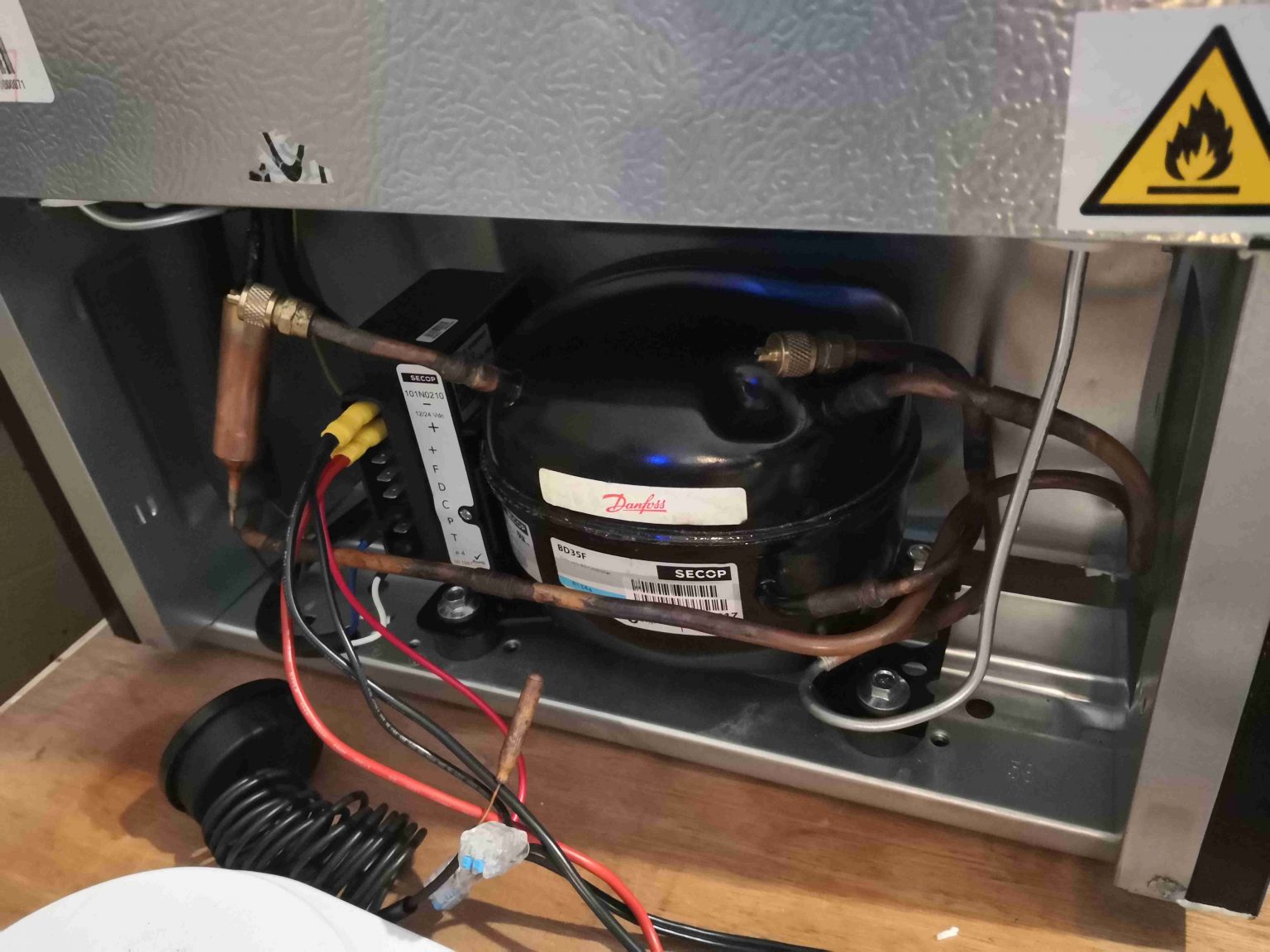 Undercounter Fridge Conversion for 12 Volt Use Experimental Engineering