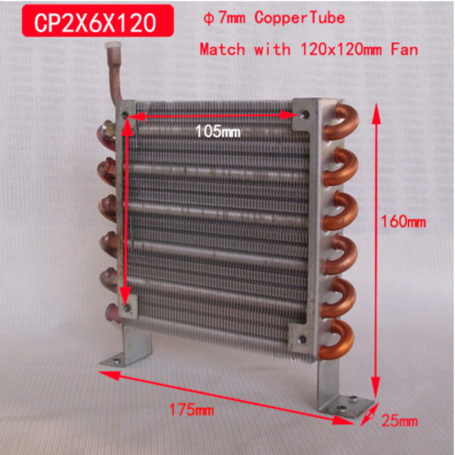 CP2X6X120 Condenser/Evaporator Coil