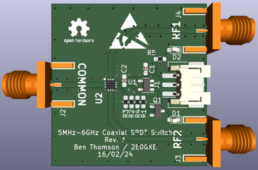 6GHz Coaxial RF Switch